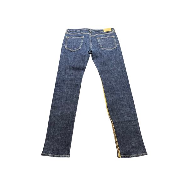 Purple Brand P001 Skinny Exposed Hem Dark Wash‎ Jeans Mens Size 36 Streetwear - Picture 9 of 13